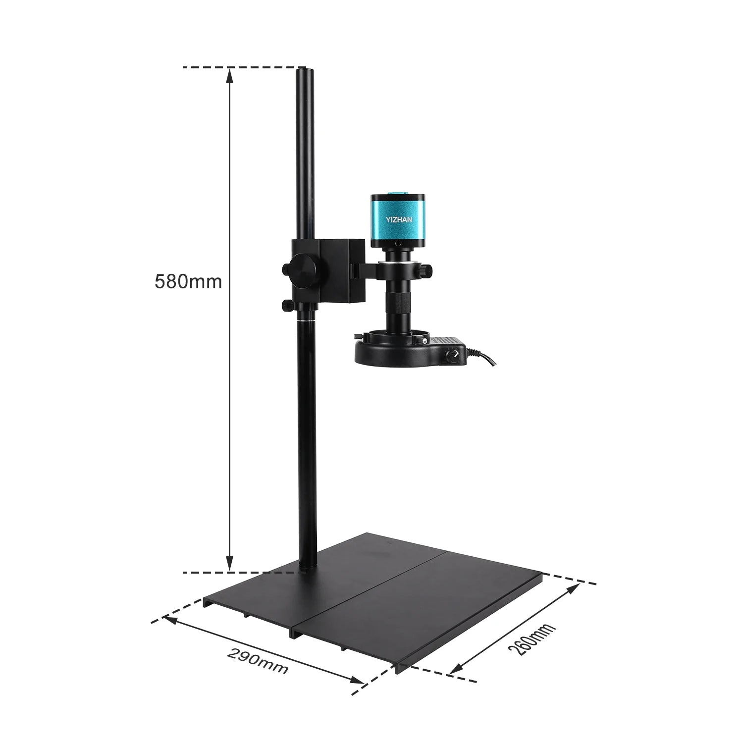 Industriële Microscoop Camera, HDMI/USB/VGA Connectiviteit, 1-150X/180X Zoom Bereik