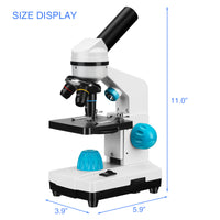 Microscoop, professioneel biologisch, schoollaboratorium