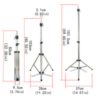 21/22/23 inch Pruik Hoofd Mannequin - Canvas Blok, Statief