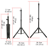 21/22/23 inch Pruik Hoofd Mannequin - Canvas Blok, Statief