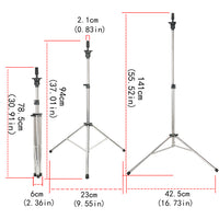 21/22/23 inch Pruik Hoofd Mannequin - Canvas Blok, Statief