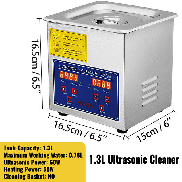 Ultrasone Reiniger, Digitaal Bedieningspaneel, SUS304 Materiaal