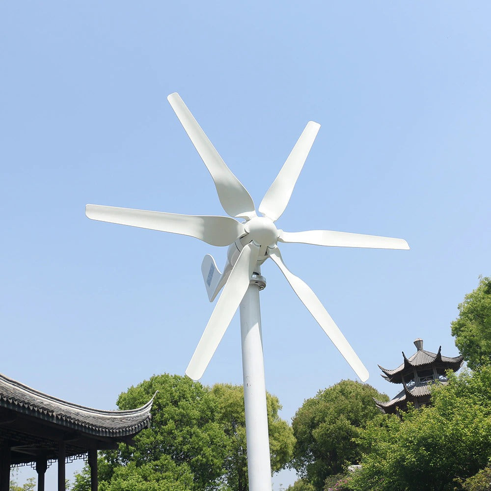 Windturbine - Windmolen - Elektrische Energie Generator - 12V - 800w - 6 bladen - met MPPT Controller