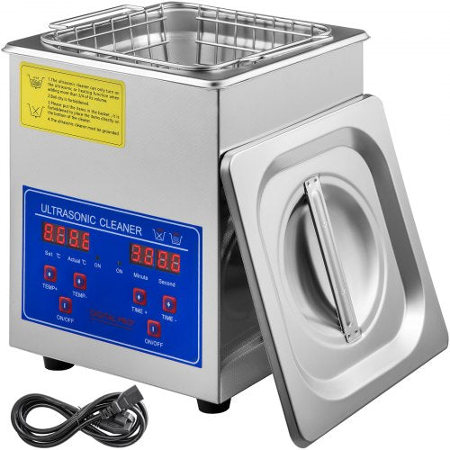 Ultrasone Reiniger, 2L Capaciteit, Timerfunctie